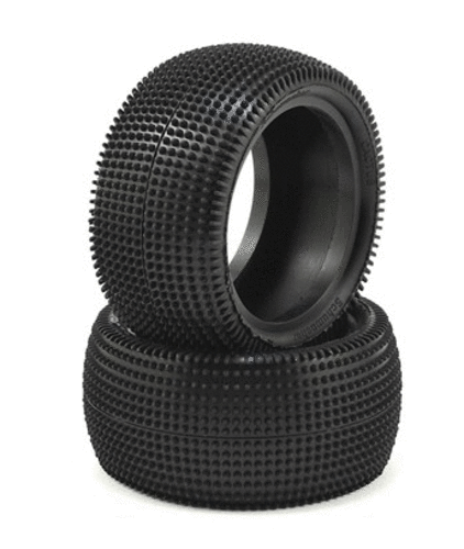 [U6838] Schumacher Cactus 2.2&quot; Rear 1/10 Buggy Carpet Tire (2) (Yellow) 