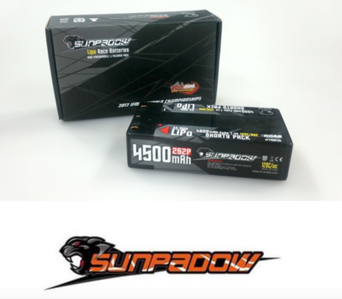 SUNPADOW Shorty Lipo 4500mah-7.4V-120C/60C(#SPD4500)