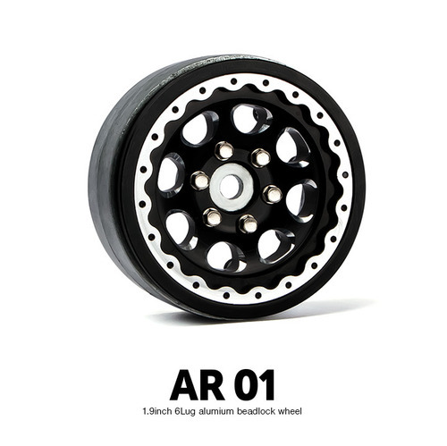 AR01 1.9인치 6LUG 알루미늄 비드락휠