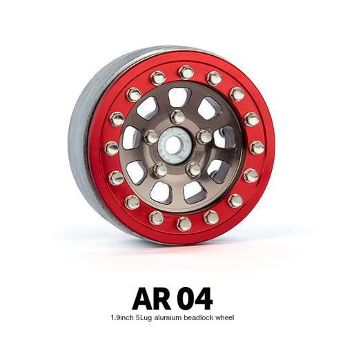 AR04 1.9인치 5LUG 알루미늄 비드락휠/반대분