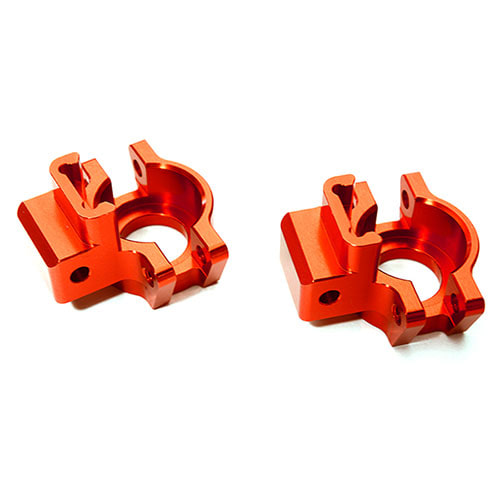 [#C28581RED] Billet Machined Rear Axle Hubs for Traxxas 1/7 Unlimited Desert Racer