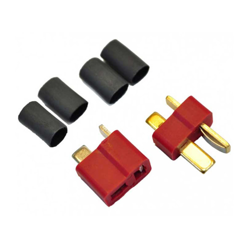 DEANS - GOLD PLATED with Heat Shrink 1 Pair (암,수 1조)