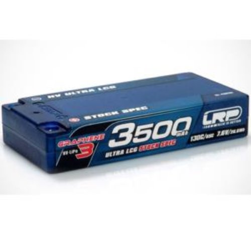 430287 HV Ultra LCG Stock Spec Shorty GRAPHENE-3 3500mAh Hardcase - 7.6V LiPo - 130C/65C
