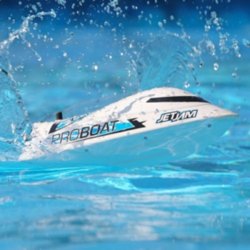 Pro Boat Jet Jam 12 Inch Pool Racer RTR Electric Boat (White) 조종기 포함    PRB08031T2