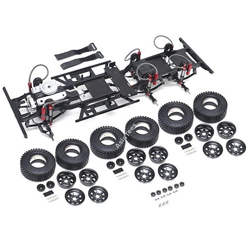 [#BRQ90352] 1/10 ARTR D130 Chassis for TRC 6x6 Defender Pickup Truck Body (Semi-Assembled)/ 반조립품