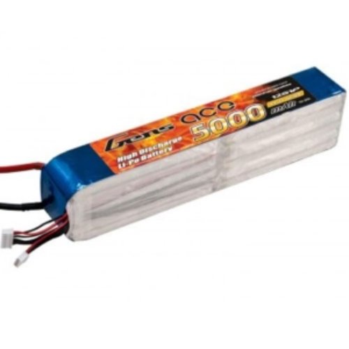 Gens ace 5000mAh 44.4V 60C 12S1P Lipo Battery Pack without plug   (GA-B-60C-5000-12S1P-EC5)