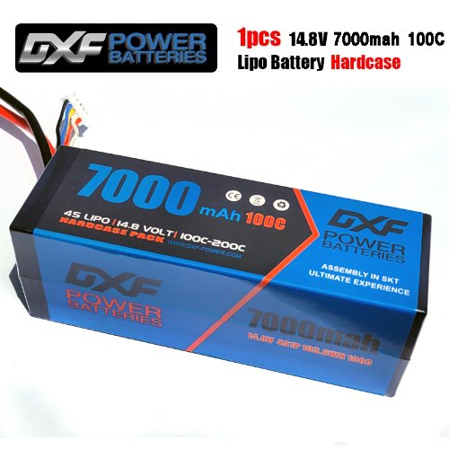 [행사]DXF 배터리 리튬14.8v 7000mah 100c(4S) DXF 한국총판 RC9 정품 dxf4s7000100c