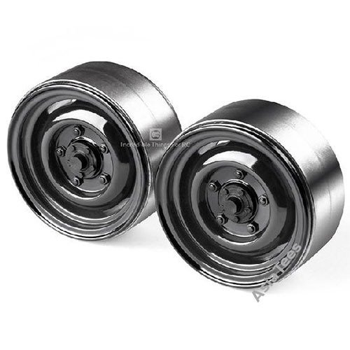 [#GRC/GAX0130BB] [2개] 1.9 Metal Classic Beadlock Wheel #Series II Defender (Black)
