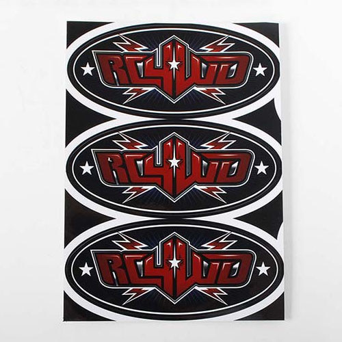 [#Z-L0207] [5장] RC4WD Logo Decal Sheets (101.6 x 45.2mm)