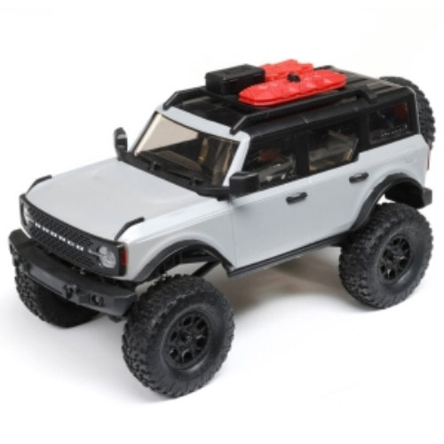 AXIAL 1/24 SCX24 2021 Ford Bronco 4WD Truck Brushed RTR, Grey  AXI00006T2
