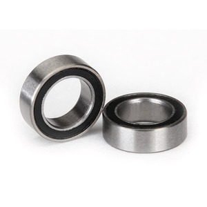 AX5114A Ball bearings, black rubber(5x8x2.5mm)