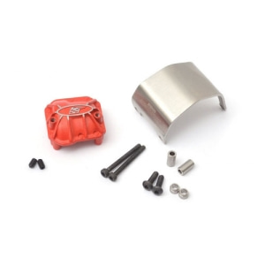 BR955013 Boom Racing AR44 PHAT™ Axle Diff Cover W/ ARMOUR™ Skid Plate [RECON G6 The Fix Certified] for Axial SCX10 II