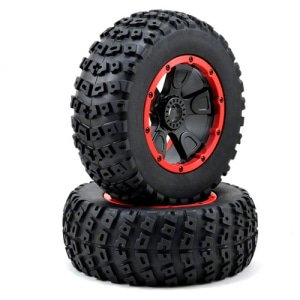 Losi Desert Buggy XL Left &amp; Right Pre-Mounted Tire Set (2)  LOS45004