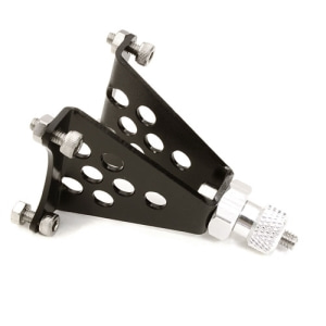 C26844BLACK Machined Alloy Spare Tire Mount w/12mm Hex for 1/10 Scale Rock Crawler (스페어타이어 브라켓)