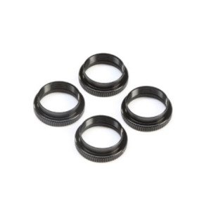 16mm Shock Nuts &amp; O-rings (4): 8X  TLR243045