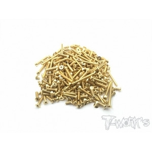 GSS-MBX8 Gold Plated Steel Screw Set 197pcs For Mugen MBX-8 (#GSS-MBX8)
