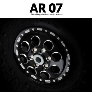 AR07 1.9인치 6LUG 알루미늄 비드락휠 (반대분)