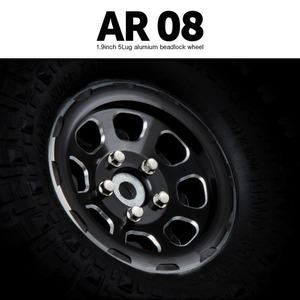 AR08 1.9인치 5LUG 알루미늄 비드락휠