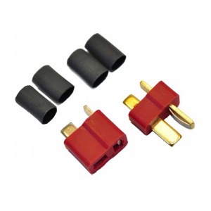 DEANS - GOLD PLATED with Heat Shrink 1 Pair (암,수 1조)