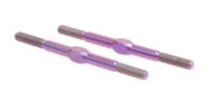 [U2566] Titanium Turnbuckle; purple - 45mm (pr)