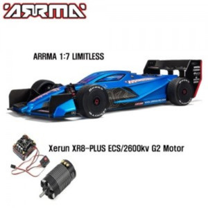 (모변콤보+키트 한정수량 버전) ARRMA 1:7 LIMITLESS All-Road Speed Bash: Roller+Xerun XR8-PLUS ECS/2600kv G2 Motor Combo  ARA109011+38020406