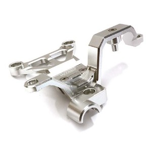 [#C28146SILVER] Billet Machined Steering Bell Crank Support for Traxxas X-Maxx 4X4 (Silver)