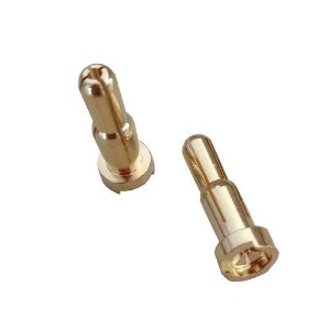 Gold Plated 4.0mm to 5.0mm Bullet Banana Connector 2pcs