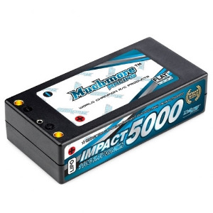 MLI-ST5000FD2  IMPACT FD2 Li-Po Battery 5000mAh/7.4V 110C Shorty Flat Hard Case