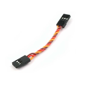 JR twister  Lead male to male 100mm 22 AWG