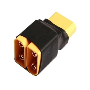 (XT90, 직렬 짹) XT90 CONNECTOR - SERIAL - Female to 2 Male