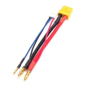 (충전짹) 2S Charging Cable XT60 - 4.0MM Banana Connector 1OOMM JST-XH 50MM