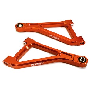 [#C28561RED] Billet Machined Front Upper Arms for Traxxas 1/7 Unlimited Desert Racer