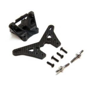 [TLR334057] Carbon Laydown Rear Tower +2mm Conversion: 22 5.0