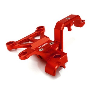 [#C28146RED] Billet Machined Steering Bell Crank Support for Traxxas X-Maxx 4X4 (Red)