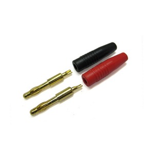 4.0mm Gold Plated Connectors Male Banana Plug