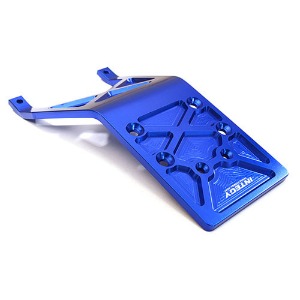 [#C27638BLUE]  Billet Machined Alloy Rear Skid Plate for Traxxas 1/10 Bigfoot 2WD Monster Truck
