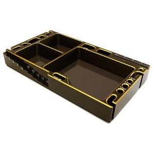 [#C27180GOLD] Universal Workbench Organizer 145x80x20mm Workstation Tray (Gold)