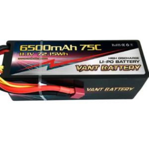 [6500-75-3S2P-VANT ]  (하이 방전율, 하이 퀄리티 리포) 11.1V 6500mAh 75C ~ 150C Hard Case Battery Deans Connector