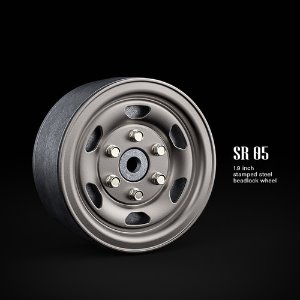 SR05 1.9inch beadlock wheels (Uncoated steel) (2)
