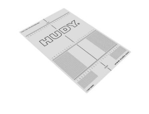 [108211] HUDY PLASTIC SET-UP BOARD DECAL FOR 1/10