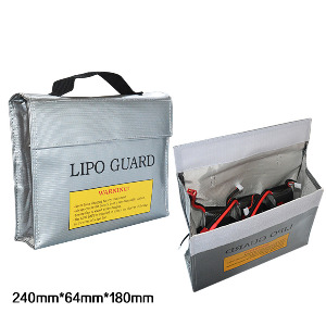 (리포 세이프백) Fire Retardant LiPoly Battery Bag (240*65*180MM)  [LP-B24065180 ]