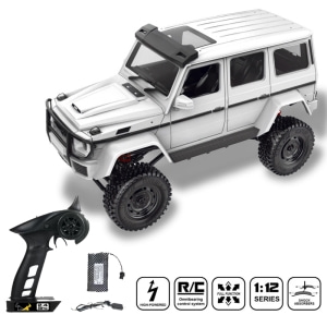 1/12 2.4g 4WD Climbing Off-road Vehicle G500 Assembly Car RTR MN-86K 실버 RTR 86T0630 (mn86krtrS)