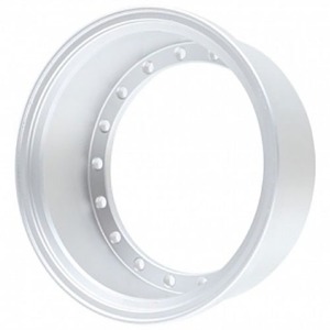 [#BRPROB-02FS] ProBuild™ Alum 15mm Wheel Barrel (1) Flat Silver for All