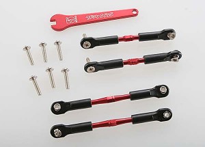 AX3741X Turnbuckles aluminum (red-anodized) camber links