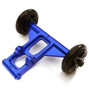 C28674BLUE Billet Machined Wheelie Bar Set for Arrma 1/8 Kraton 6S BLX (Blue)
