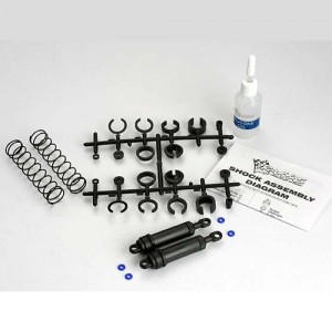 AX3762	Ultra Shocks (black) (xx-long) (complete w/ spring pre-load spacers &amp; springs) (rear) (2)