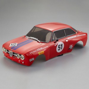 [KB48251] 1/10 Alfa Romeo 2000 GTAm Body Finished w/Light Bucket (Red｜195mm 완성품)