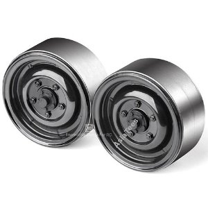 [#GRC/GAX0130CB] [2개] 1.9 Metal Classic Beadlock Wheel #Series I (Black)