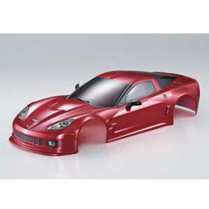[48148] (하이 퀄리티 도색 완료 바디) 1/10 Corvette GT2 Finished Body Iron-oxide-red (Printed)