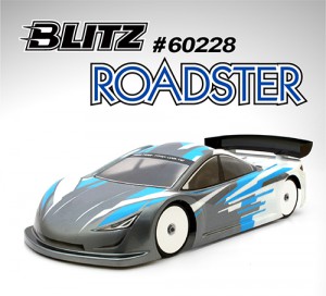 [TIT60228-07] BLITZ ROADSTER 1/10 190mm Touring Car body-shell 0.7mm